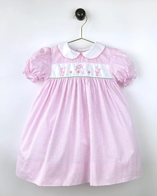 Sporty Elegance 2 Piece Girls Bunny Yoke Dress