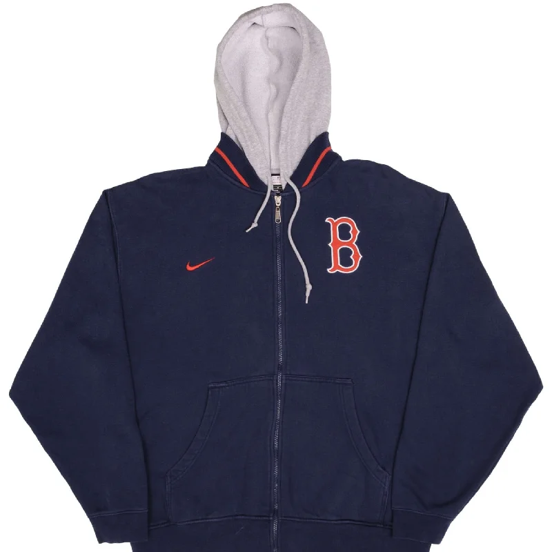 British Style VINTAGE MLB BOSTON RED SOX FULL ZIP NIKE HOODIE SWEATSHIRT 1990S SIZE LARGE British Style VINTAGE MLB BOSTON RED SOX FULL ZIP NIKE HOODIE SWEATSHIRT 1990S SIZE LARGE