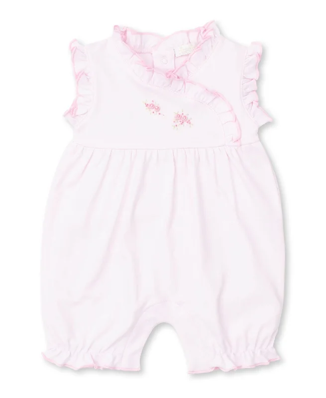 Minimal Comfort Girls Rosette Romper