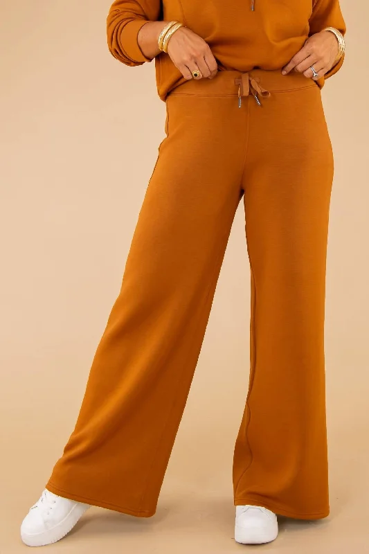 Trendy Dresses Airessentials Wide Leg Pants In Butterscotch
