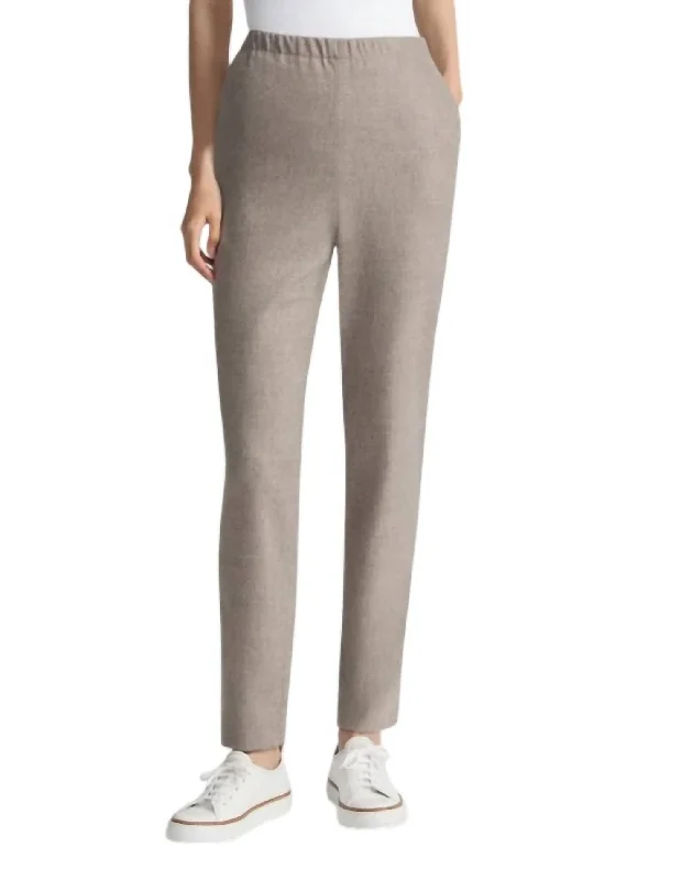 Trendy Items Jones Flannel Pants In Concrete Melange