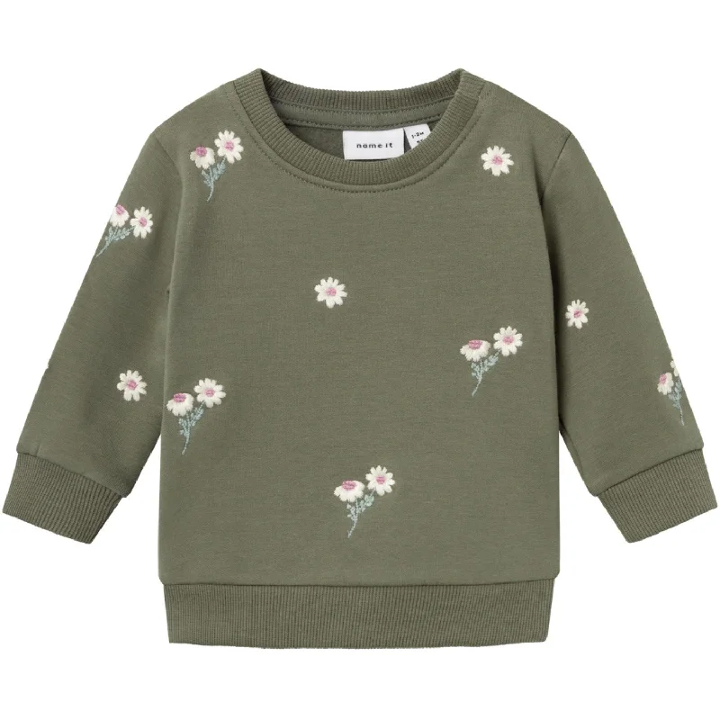 High-end Fashion Name It Mulled Basil Nowa Sweatshirt