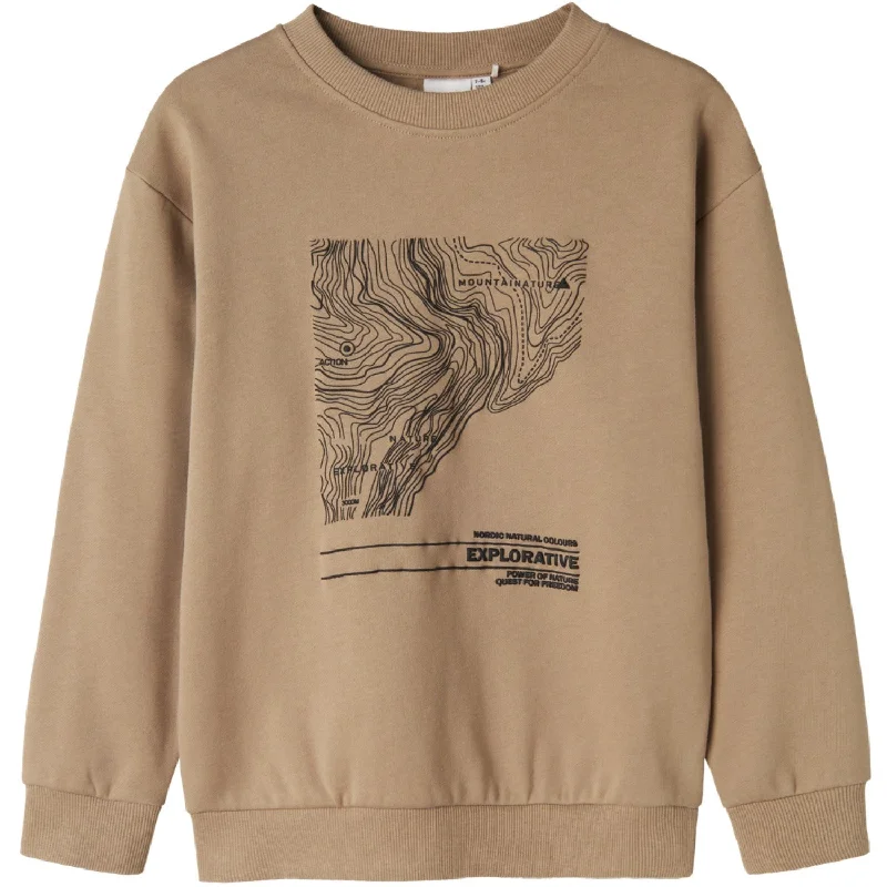 Celebrity Picks Name It Weathered Teak Nefiks Sweatshirt