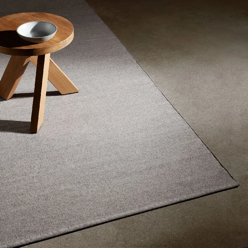 Soft Fashion Wool Area Rug - Grey Melange
