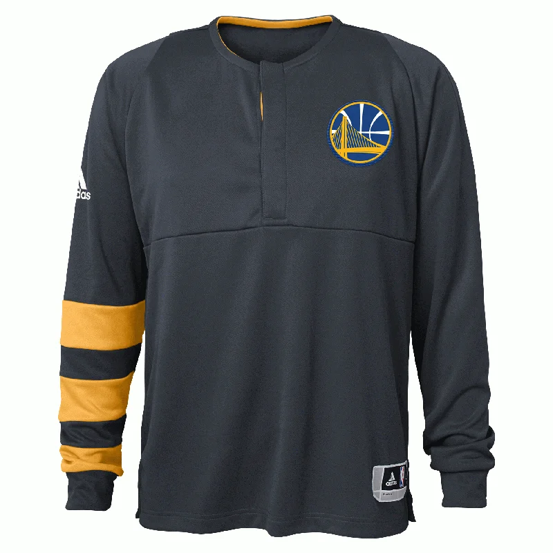 Noble Temperament Golden State Warriors On Court Gray Long Sleeve Shooter