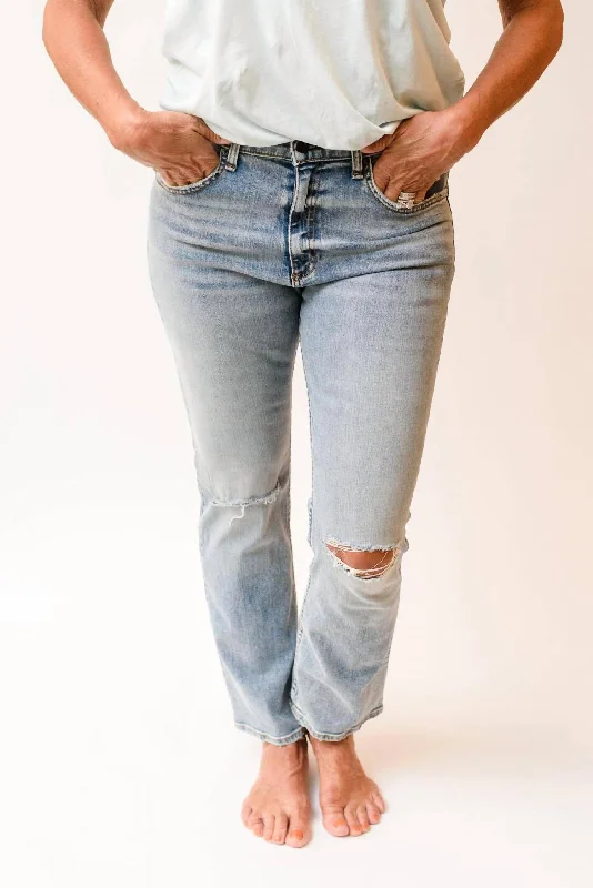 Dessert Matching High Rise Crop Boot In Montauk