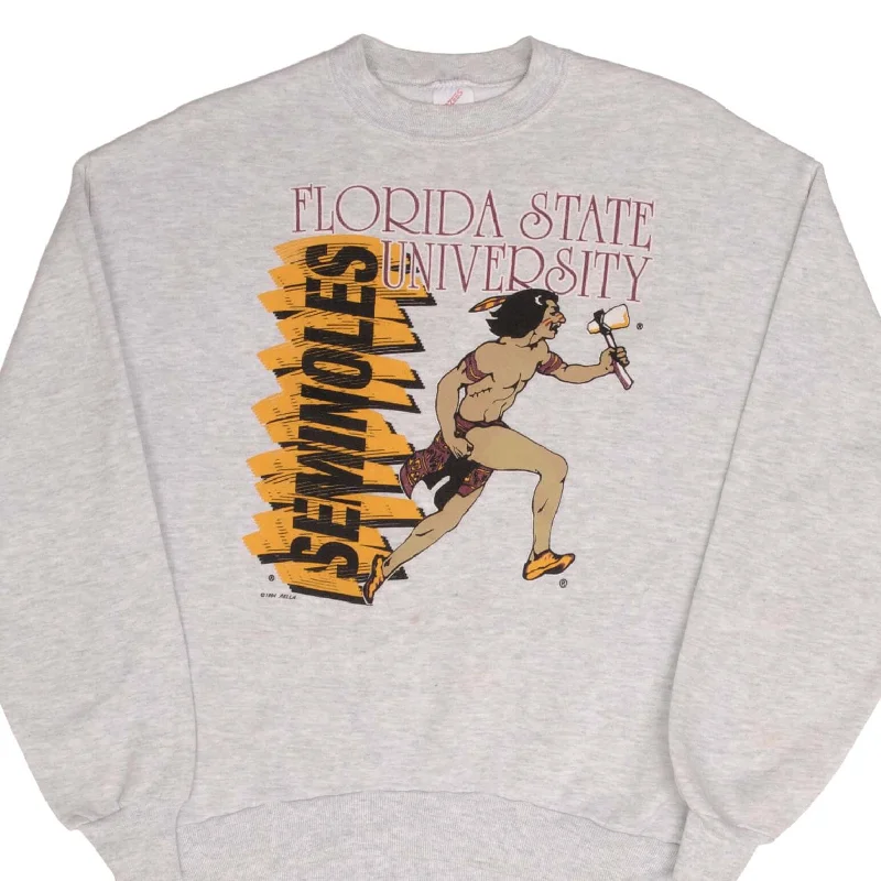 Fashionable Items VINTAGE FLORIDA STATE SEMINOLES FOOTBALL SWEATSHIRT 1994 SIZE LARGE MADE IN USA Fashionable Items VINTAGE FLORIDA STATE SEMINOLES FOOTBALL SWEATSHIRT 1994 SIZE LARGE MADE IN USA
