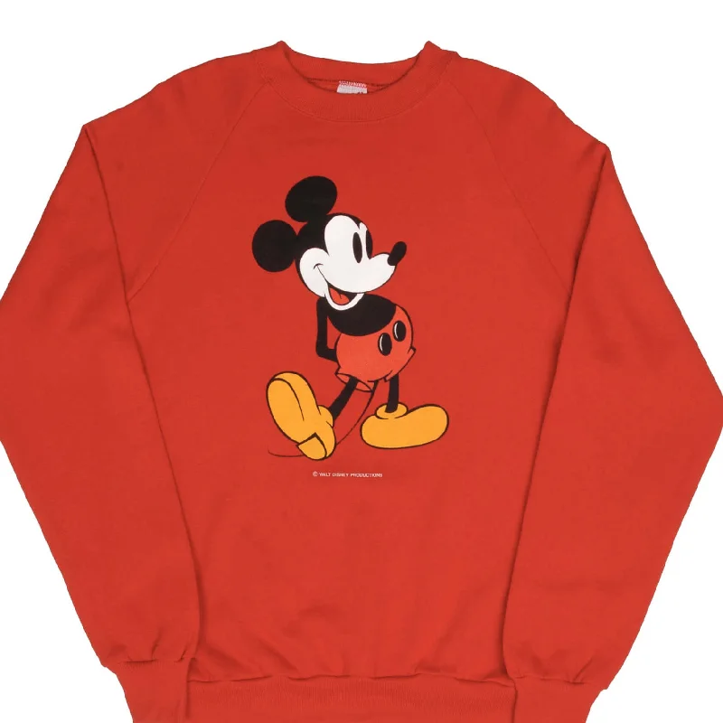Goddess Outfit VINTAGE DISNEY MICKEY MOUSE RED SWEATSHIRT SIZE LARGE MADE IN USA 1980S Goddess Outfit VINTAGE DISNEY MICKEY MOUSE RED SWEATSHIRT SIZE LARGE MADE IN USA 1980S