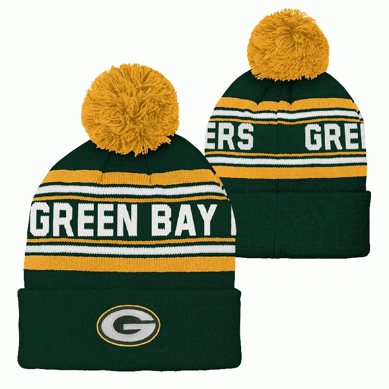 Beautiful Romance Green Bay Packers Youth NFL Winter Hat