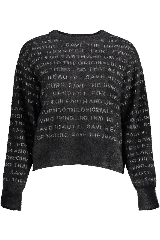Romantic And Fresh Desigual Glamorous  Long-Sleeved Round Neck Women's Sweater