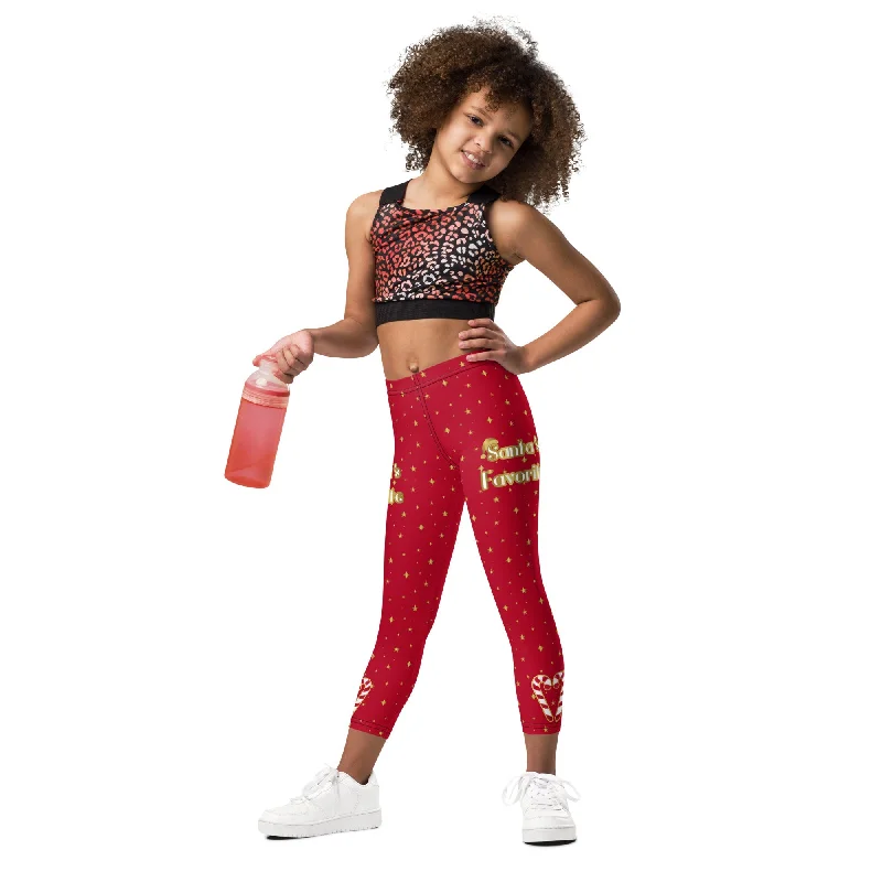 Casual Ease Santa's Favorite Kid's Leggings