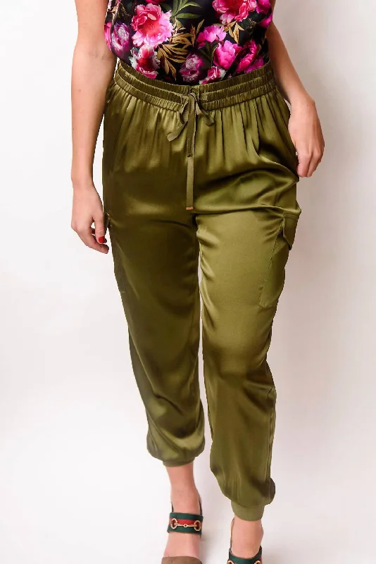 Sweet Girl Elsie Pant In Tea Leaf