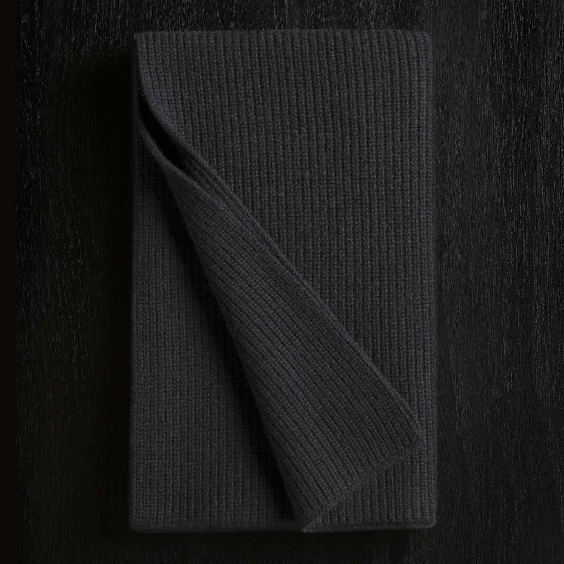 Advanced Customization Thermal Cashmere Scarf - Black