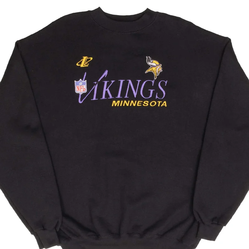 Cool Style VINTAGE NFL MINNESOTA VIKINGS EMBROIDERED SWEATSHIRT 1990S LARGE MADE IN USA Cool Style VINTAGE NFL MINNESOTA VIKINGS EMBROIDERED SWEATSHIRT 1990S LARGE MADE IN USA