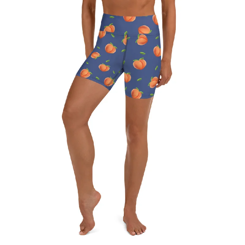 Trendy Layers Peachy Yoga Shorts