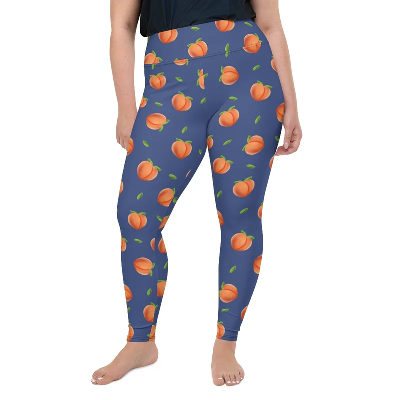 Versatile Comfort Wear Peachy Plus Size Leggings