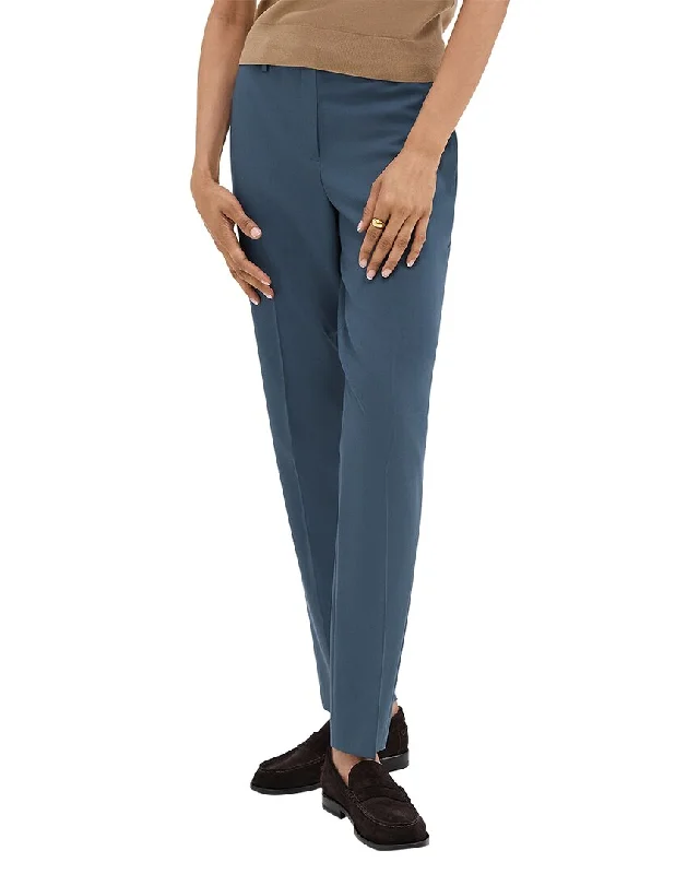 Everyday Chic Theory Treeca Full-Length Wool-Blend Pant