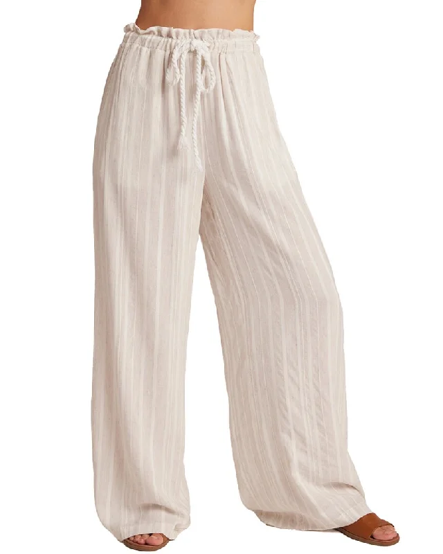 Trendy Traveler Bella Dahl Ruffle Waist Wide Leg Pant
