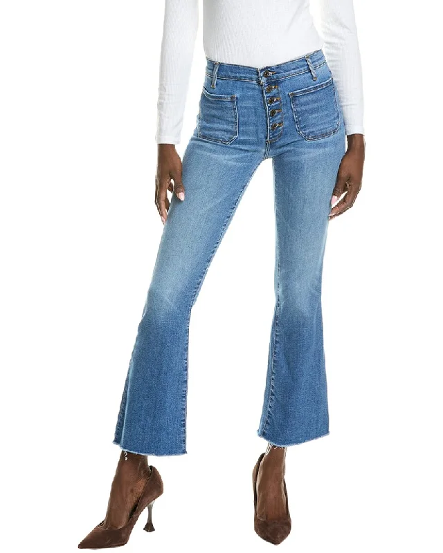 Casual And Casual Black Orchid Angelina Mykonos Crop Flare Jean