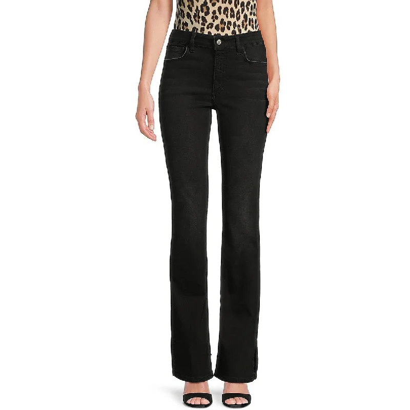 Stunning Fashion Womens Deep Pocket Denim Bootcut Pants