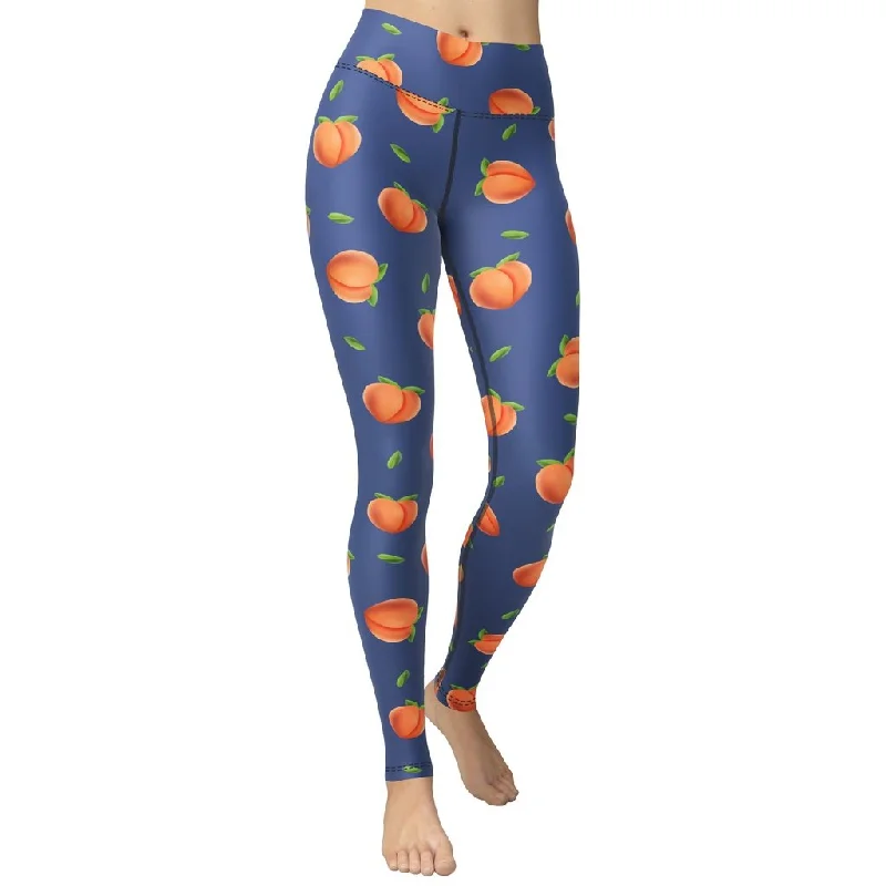 Celebrity Style Peachy Yoga Leggings