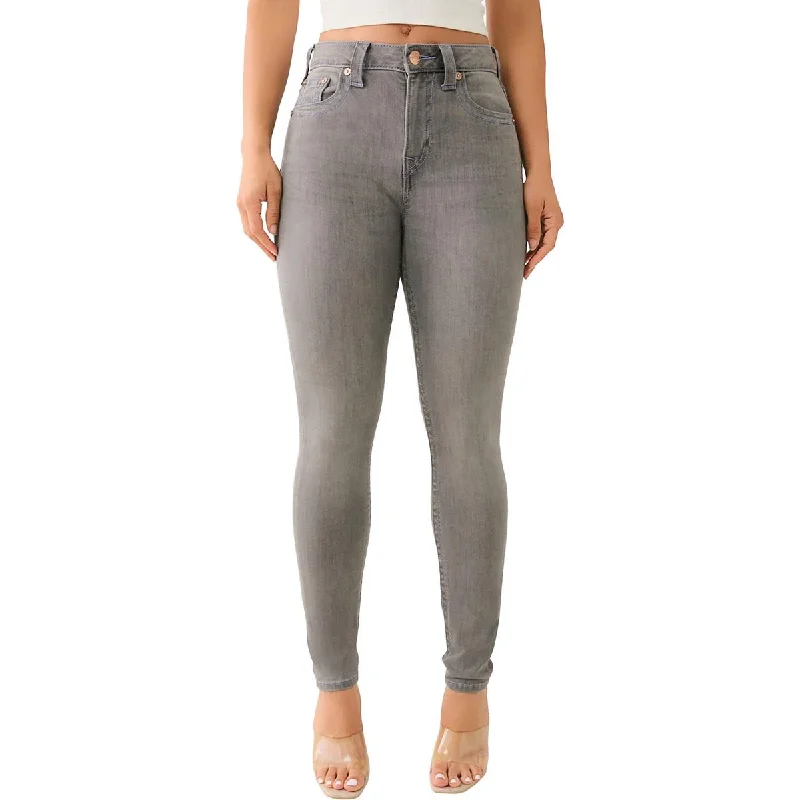 Unique Design Jennie High Rise Skinny Womens Pocket Denim Skinny Pants