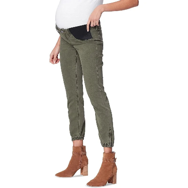 Elegant And Noble Womens Pocket Cotton Jogger Pants