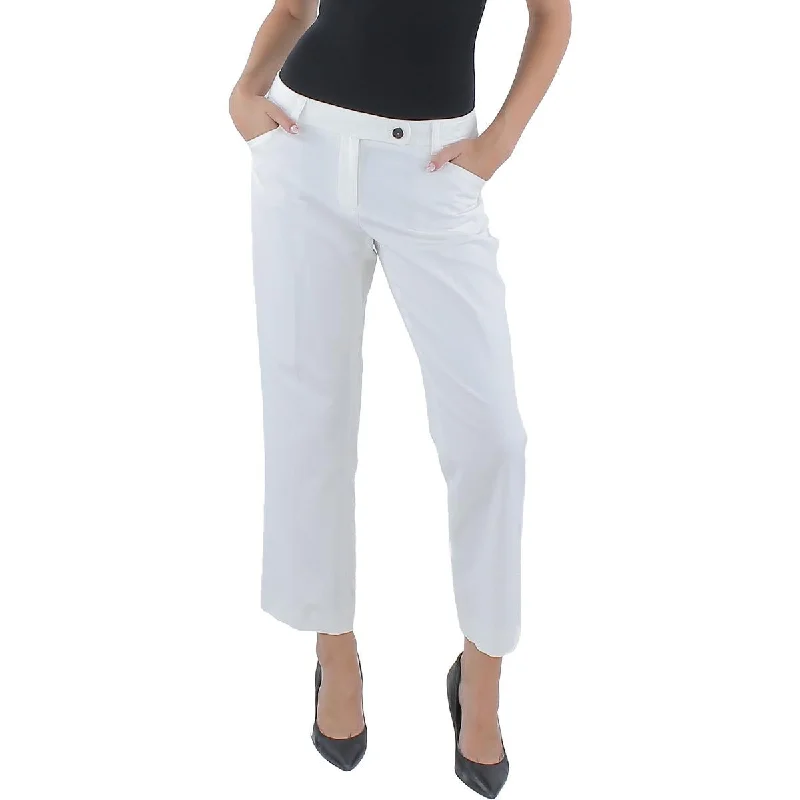 Breezy Outfits Womens Slim Leg Ankle Dress Pants