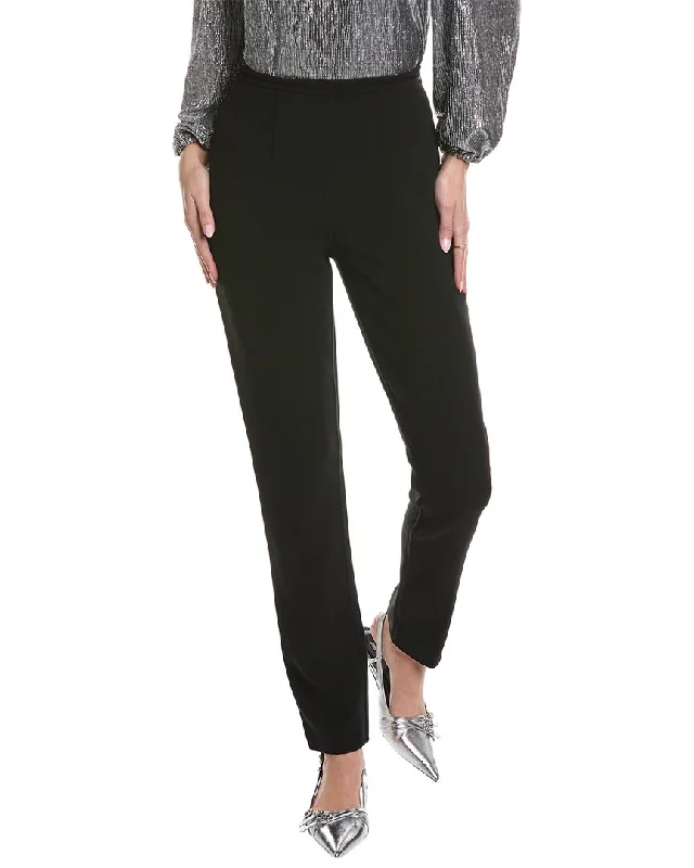 Floral Prints Michael Kors Collection Wool-Blend Cigarette Pant