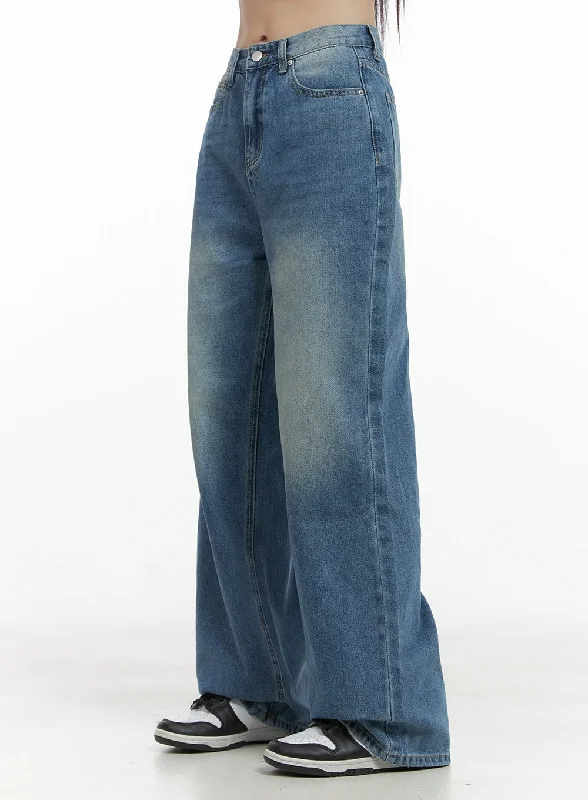 Fashion Selection Paige Wide Fit Denim Jeans OO401