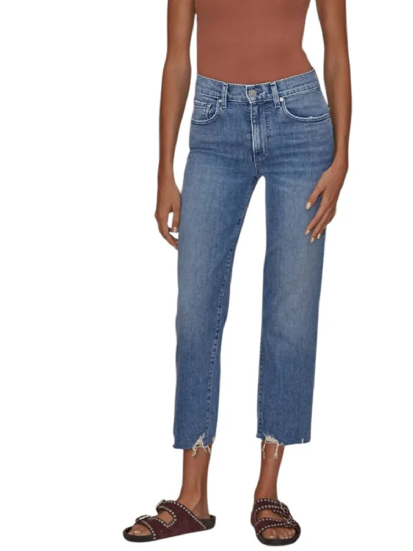 Street Cool Sabine Ankle Straight Jeans In Rolling Hills