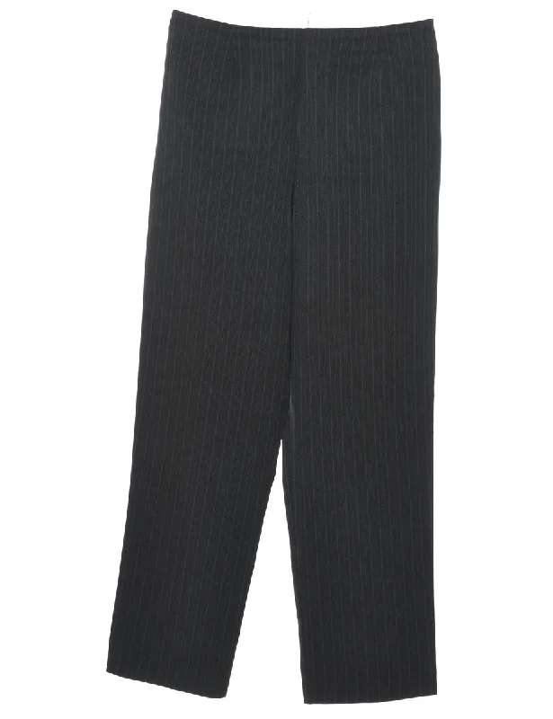 Modern Tailoring Black Classic Pinstriped Trousers - W32 L31