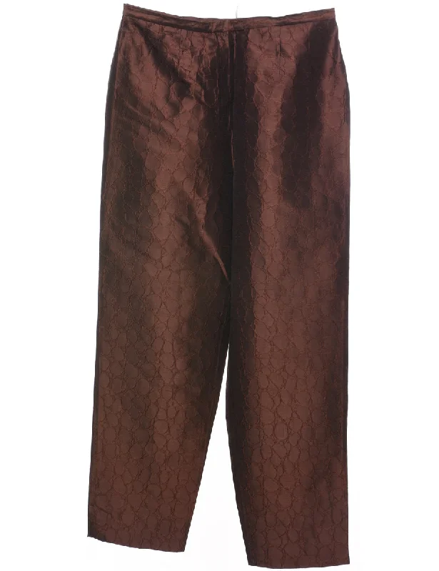 Soft And Comfortable Brown Trousers - W32 L30