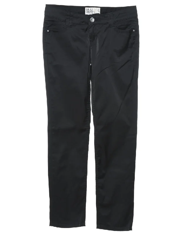 Elegant Design Classic Black Trousers - W31 L31