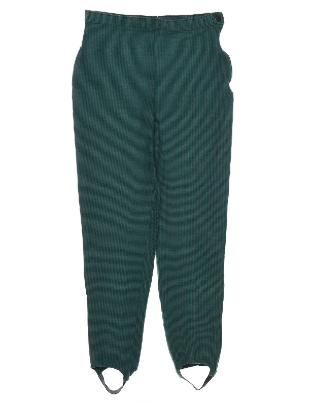 Tropical Style Dogtooth Trousers - W28 L26