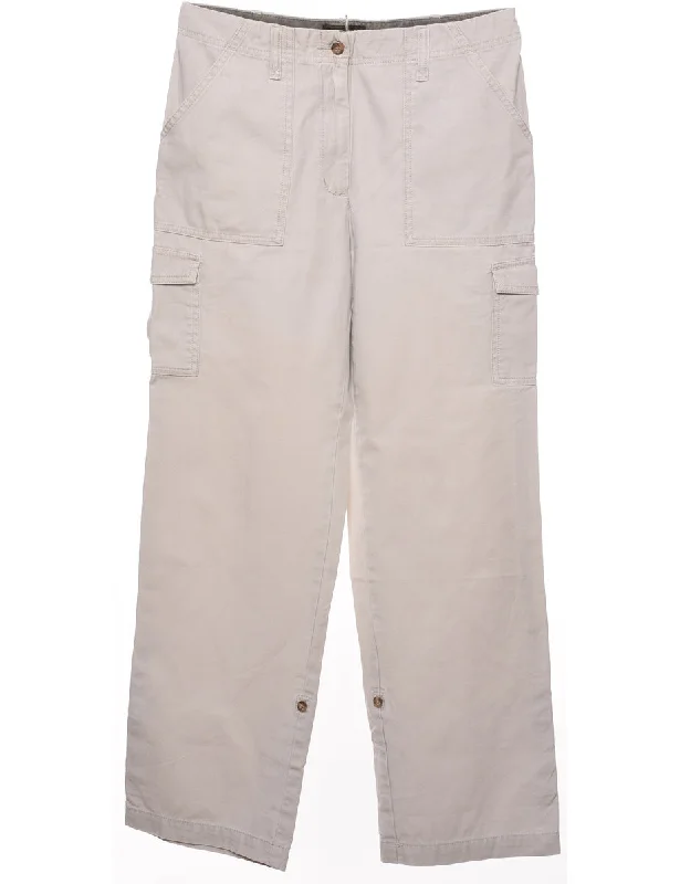 Casual And Comfortable Eddie Bauer Cargo Trousers - W32 L30