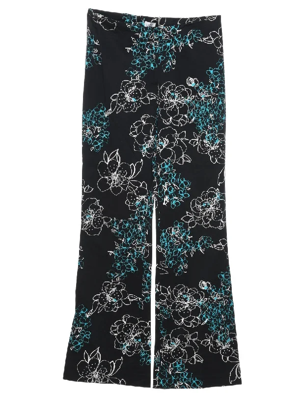 Floral Prints Floral Print Trousers - W30 L32