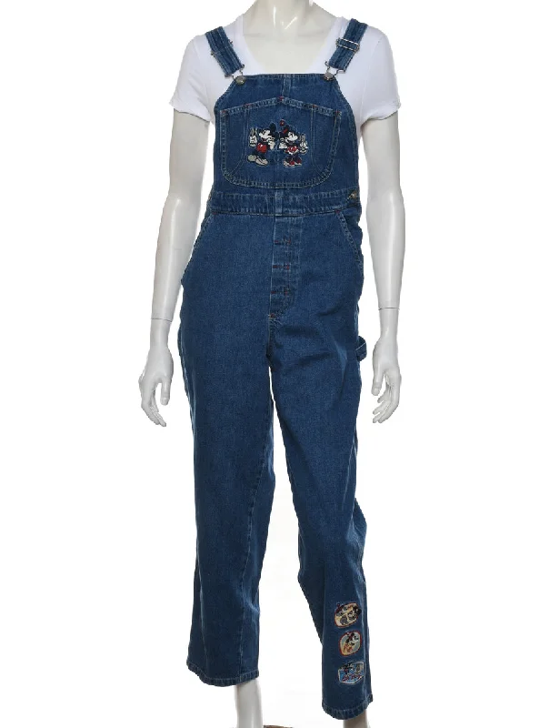 Fashion Must-have Medium Wash Dungarees - W32 L29