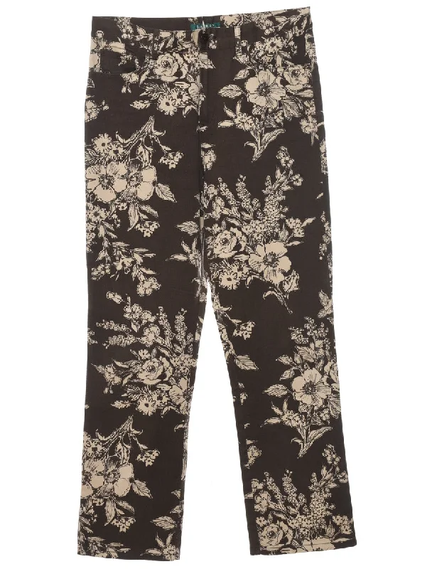 Youthful Vitality Ralph Lauren Floral Trousers - W32 L29