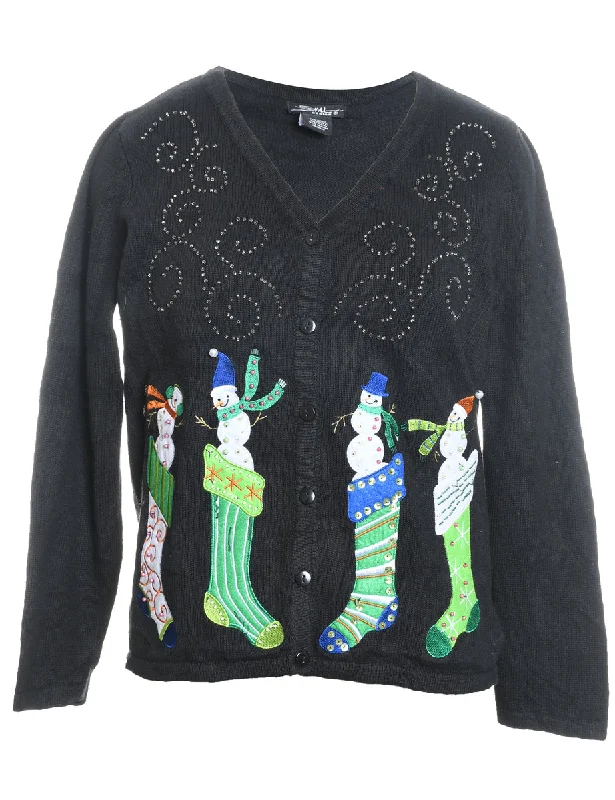 New Design Snowman Christmas Jumper - M