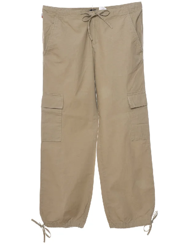 Must-have For Fashion Tommy Hilfiger Beige Y2K Cargo Trousers - W34 L30