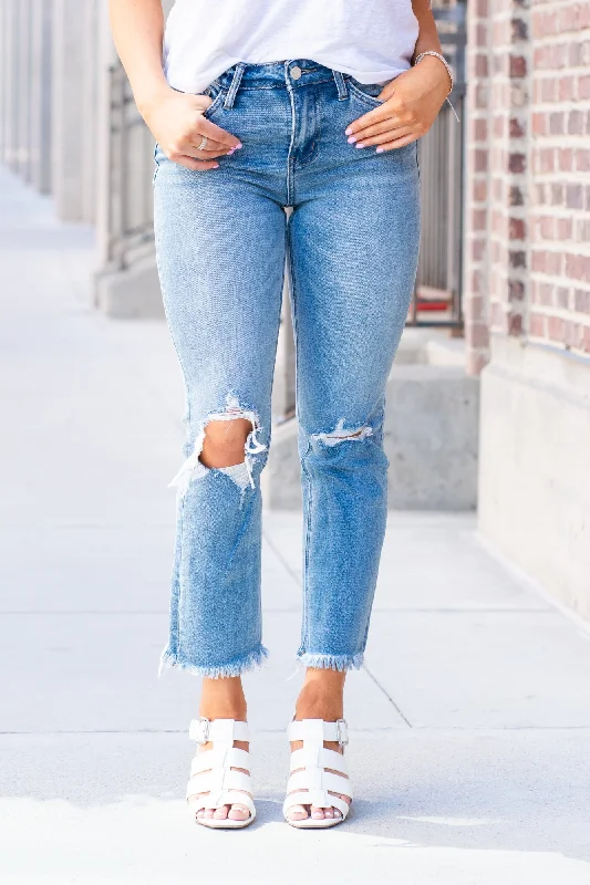 Fashion And Simplicity Hampton High Rise Crop Straight