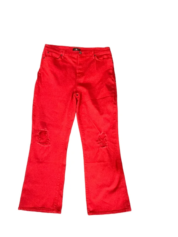 Casual And Comfortable Jeans Cropped By 7 For All Mankind  Size: 10
