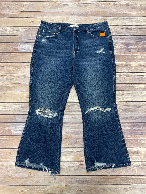 End Of The Year Jeans Flared By Zenana Outfitters  Size: 22