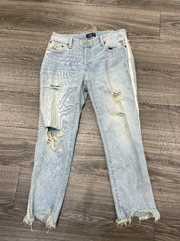 Casual Fit Wear Jeans Relaxed/boyfriend By Abercrombie And Fitch  Size: 4