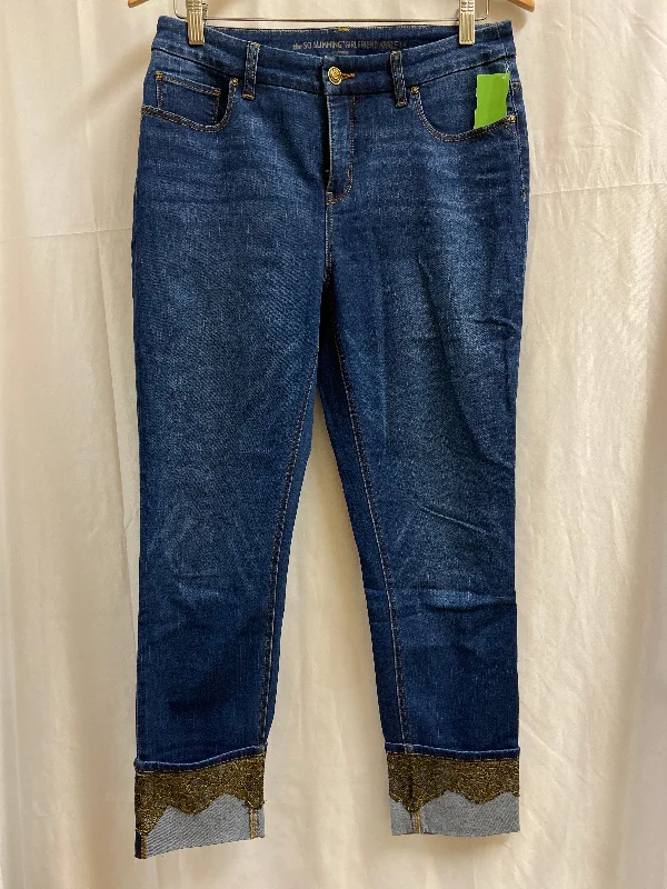 Classic Comfort Jeans Straight By Chicos O  Size: 4