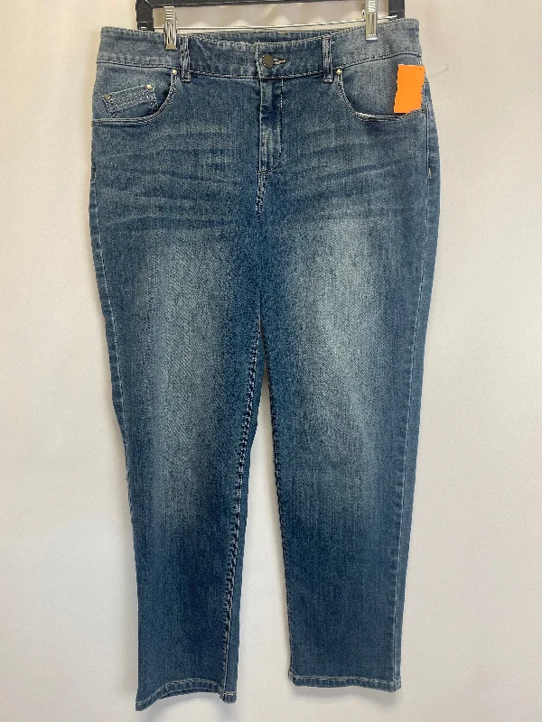 High-end Sense Jeans Straight By Chicos  Size: 10