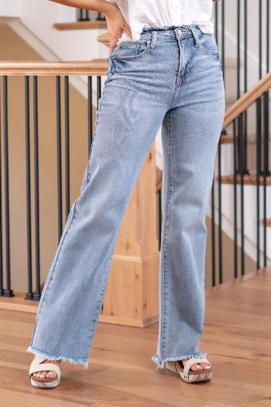 Comfy Layers Out and About High Rise Wide Leg Flare