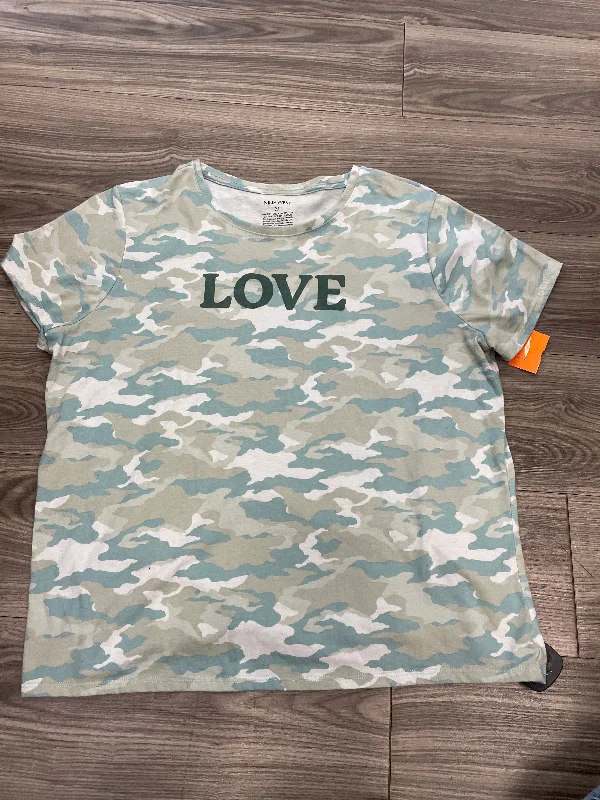 Summer Comfort Top 2pc Short Sleeve By Nine West  Size: Xl