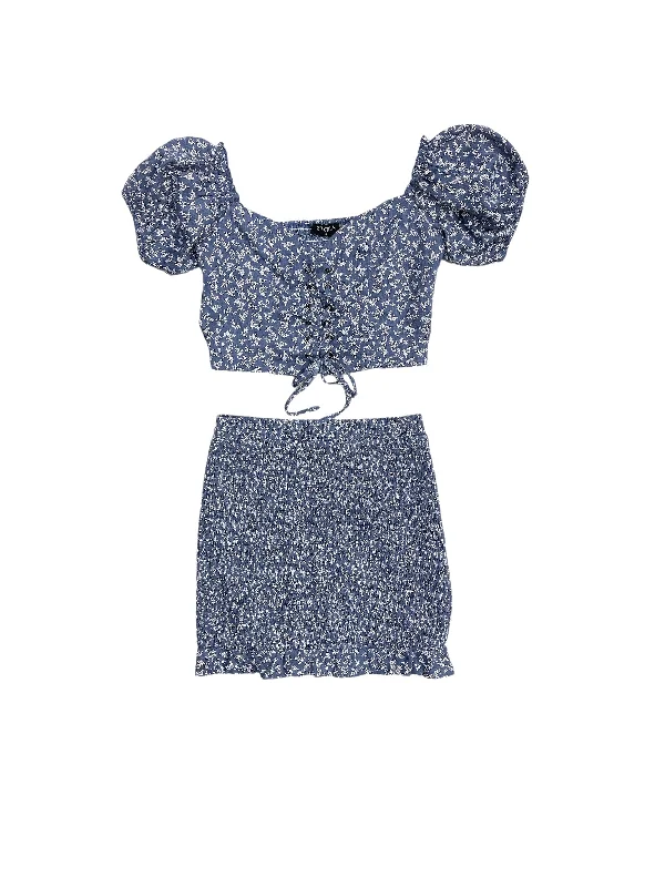 Embroidery Design Top 2pc Short Sleeve By Storia  Size: M